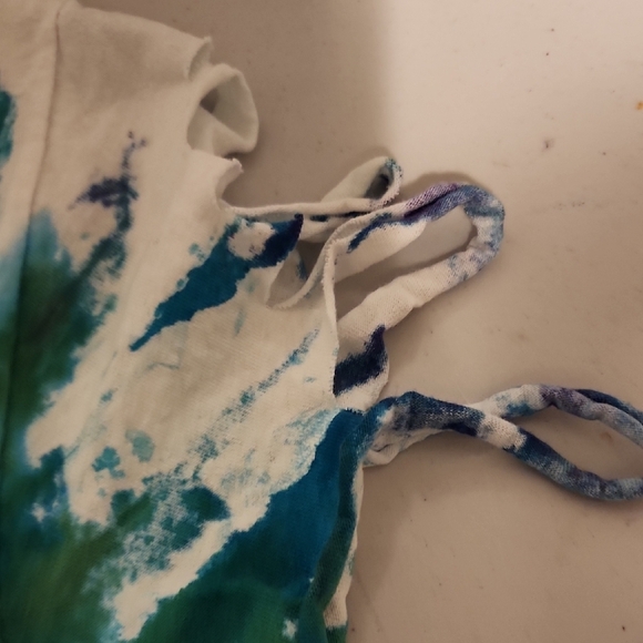 Watershed Blue and Green CUSTOM Short Sleeve Tee - Picture 5 of 5